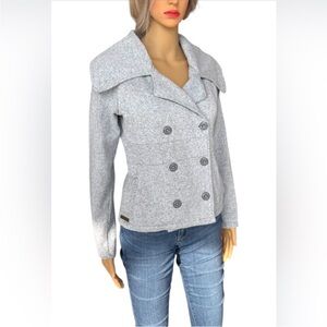 Element Women's Light Gray Pea Coat